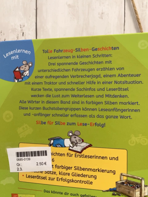   Buch Tolle Fahrzeug-Silben-Geschichten 