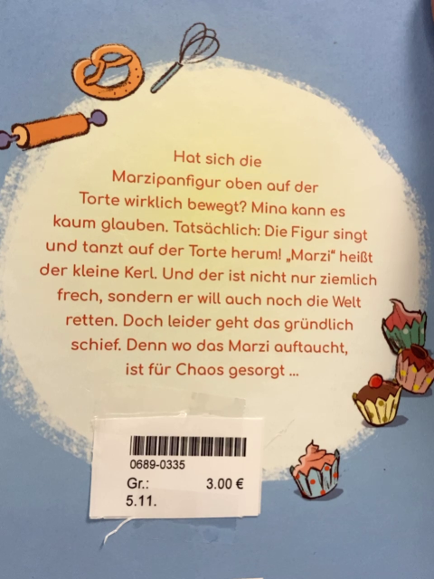   Buch Das Marzi rettet die Tortentiere 