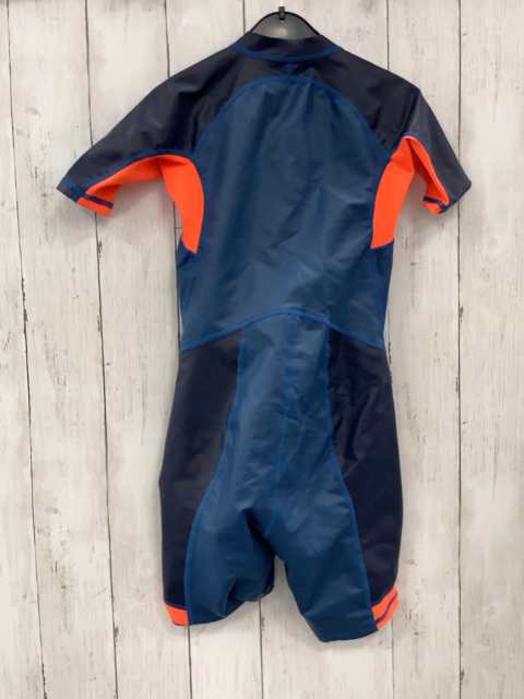 Decathlon  UV-Schutzoverall  Gr. 128  petrol schwarz orange gummiert 