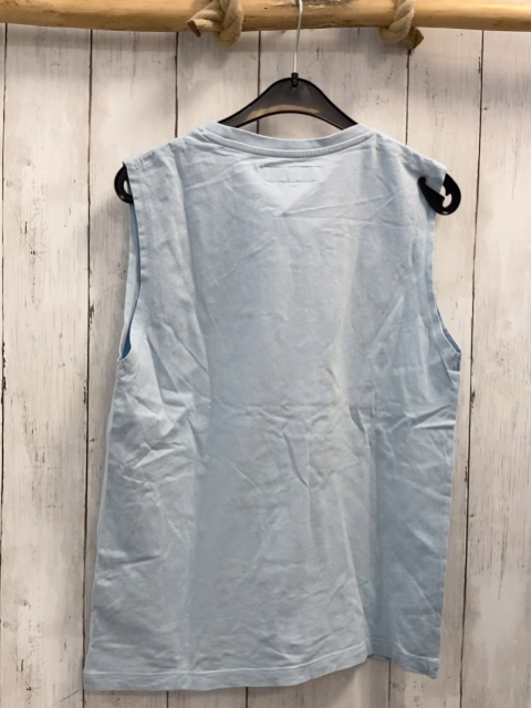 Zara T-Shirt  Gr. 152  hellblau Welle Schrift 