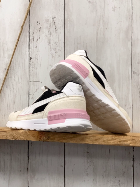 Puma Schuhe Gr. 33  beige schwarz weiß rosa