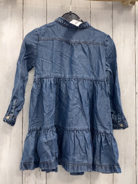 Mayoral Kleid Gr. 104  blau Jeans