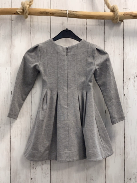 Mayoral Kleid Gr. 104  grau Schleifen als Knöpfe