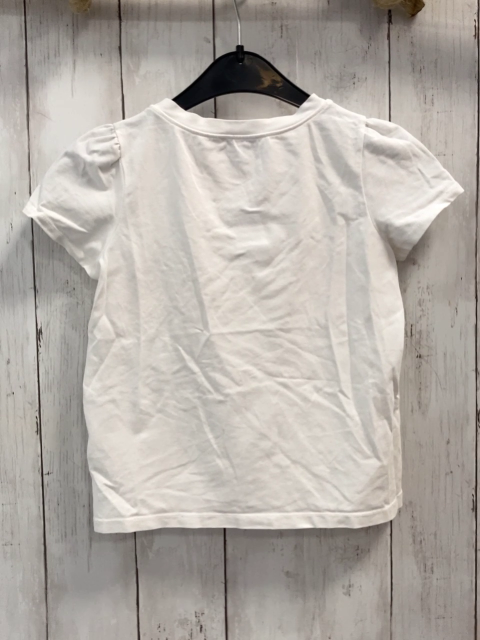 Simonetta  T-Shirt  Gr. 110  weiß bunte Rüschen 