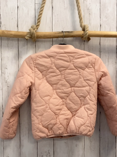 Guess  Jacke  Gr. 116  rosa gesteppt Blumenfutter 