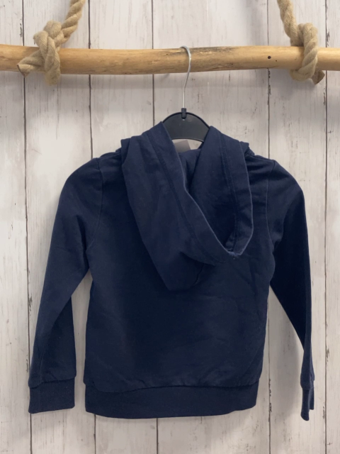 H&M  Pullover  Gr. 98  blau Kapuze Einhorn