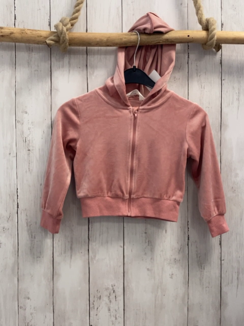 H&M  Nickyjacke  Gr. 98  rosa Kapuze 