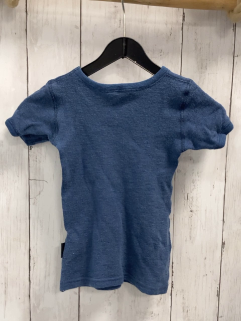 Dilling  U-Hemd  Gr. 98  blau Schurwolle 