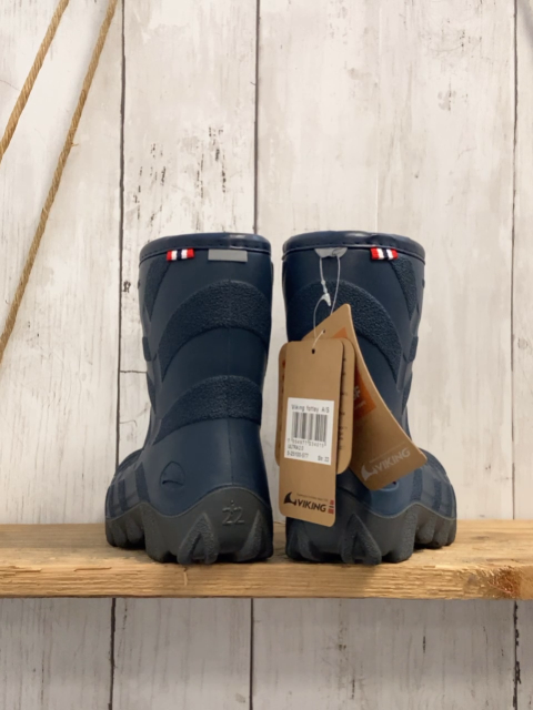 neu Viking  Gummistiefel  Gr. 22  blau Rippen gefüttert 