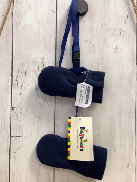 neu Playshoes  Handschuhe  0-6 Monate blau Fleece mit Band 