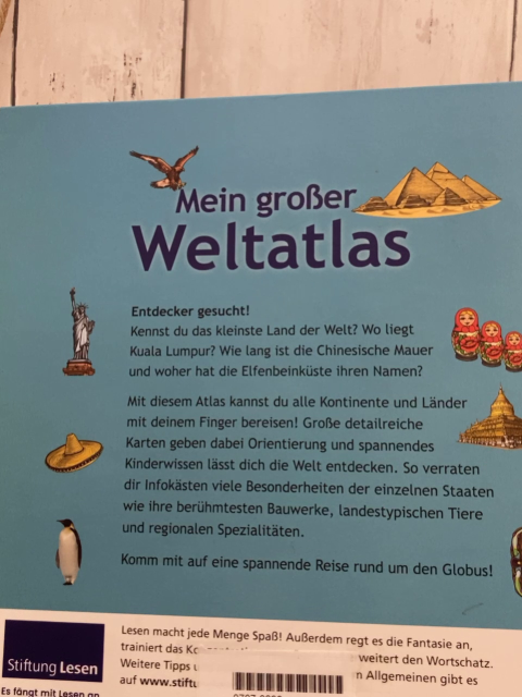  Buch Mein großer Weltatlas