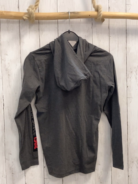 Chiemsee  Langarmshirt  Gr. 152  grau Kapuze Schrift 