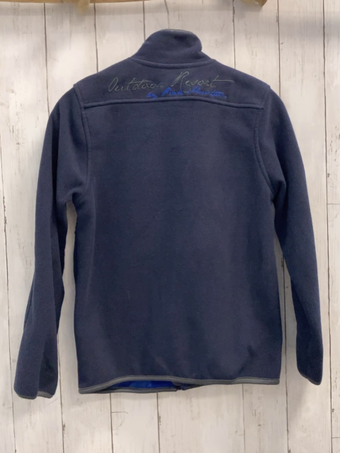 Peak Mountain  Fleecejacke  Gr. 152  dunkelblau grauer Bund Schift 