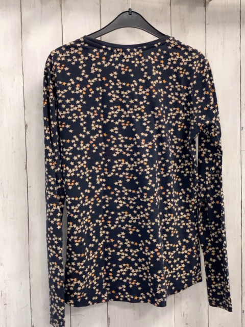 Scotch & Soda  Langarmshirt  Gr. 158  grau beige orange Sterne Schrift 