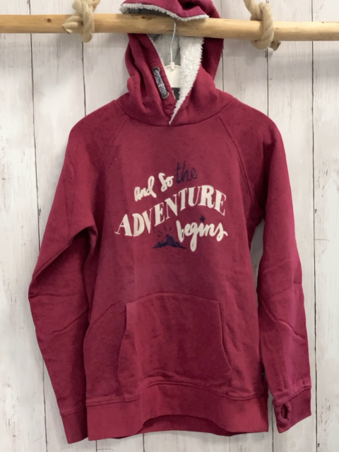 Petrol Industries  Pullover  Gr. 158/164  rot Kapuze weiß schwarze Schrift 