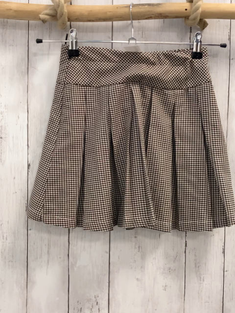 neu  Rock Gr. 140  weiß schwarz braun kariert NP 17,99€ 