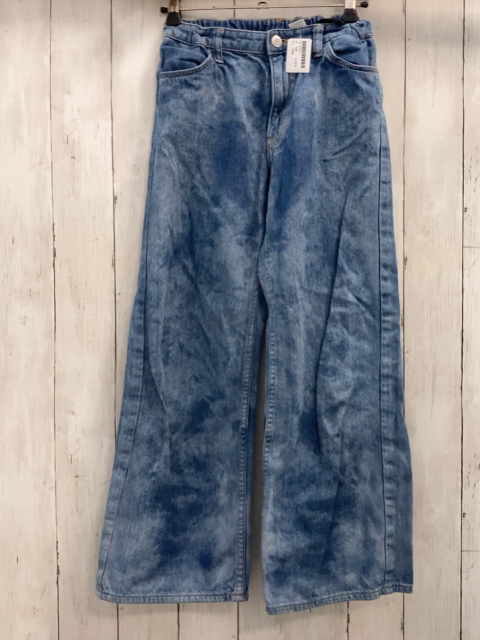 H&M  Hose  Gr. 146  blau Jeans Gummizugbund 