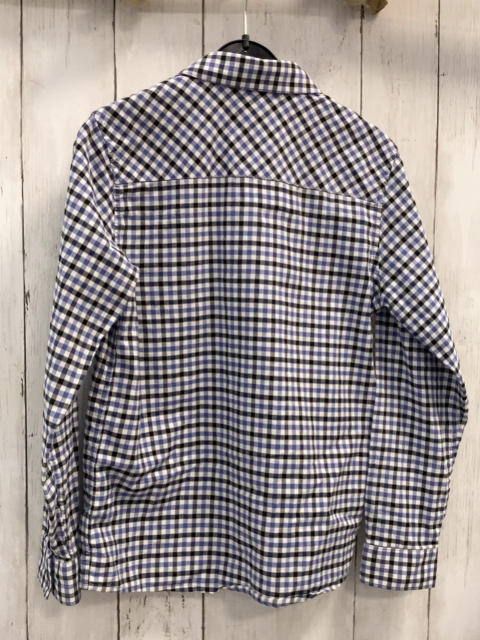  Hemd Gr. 122  blau schwarz weiß kariert