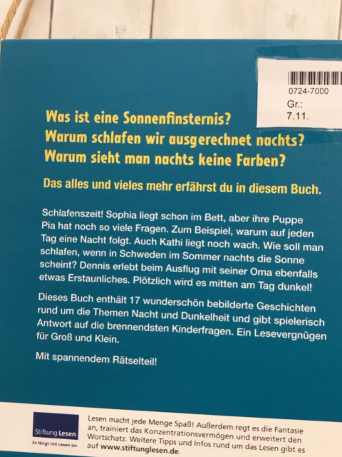  Buch Warum ist es nachts dunkel?