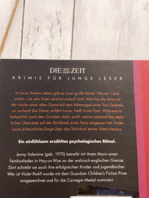 neu  Buch Wer ist Violet Park? 