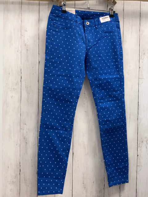 neu  Hose  Gr. 25/38  blau weiße Rauten 