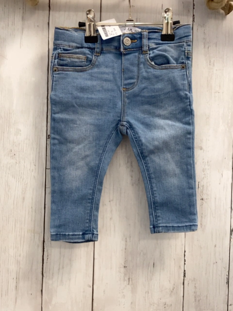 Zara  Jeggings  Gr. 74  blau Jeans Bund verstellbar  