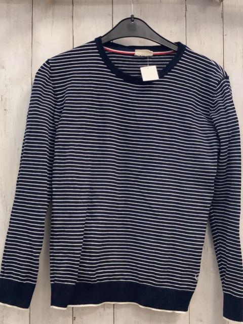 OVS  Pullover  Gr. 146  blau weiße Streifen Strick 