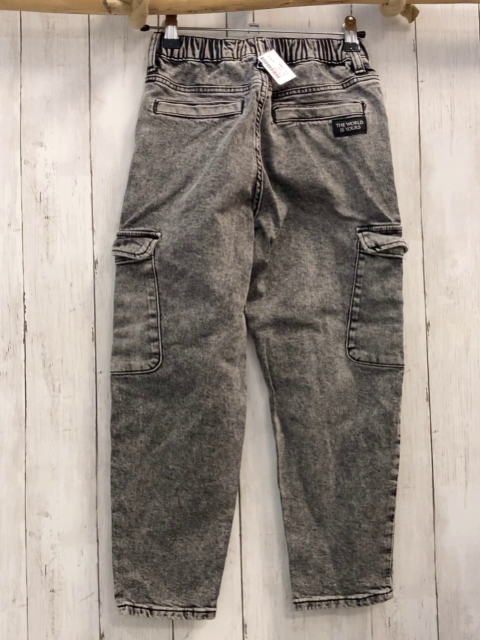 H&M  Hose  Gr. 122  grau Jeans Gummizugbund 