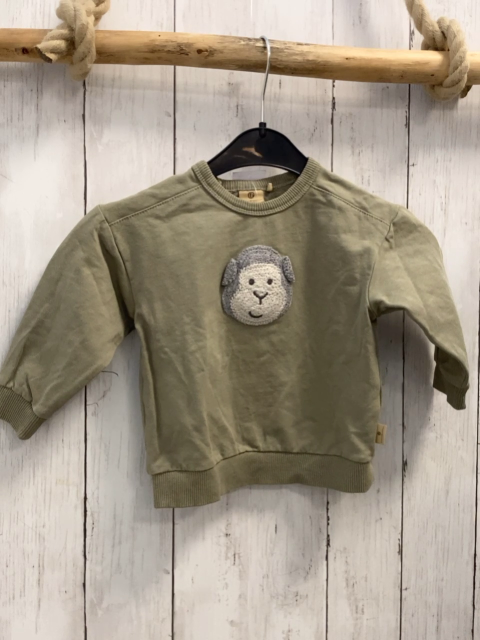 bellybutton Pullover Gr. 80  mint Affe