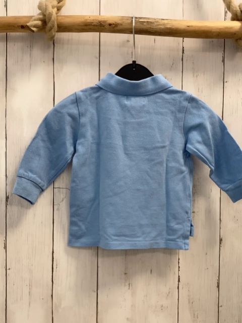 Ralph Lauren Langarmshirt Gr. 74  blau Polokragen