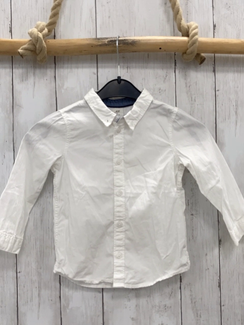 H&M  Hemd  Gr. 92  weiß 