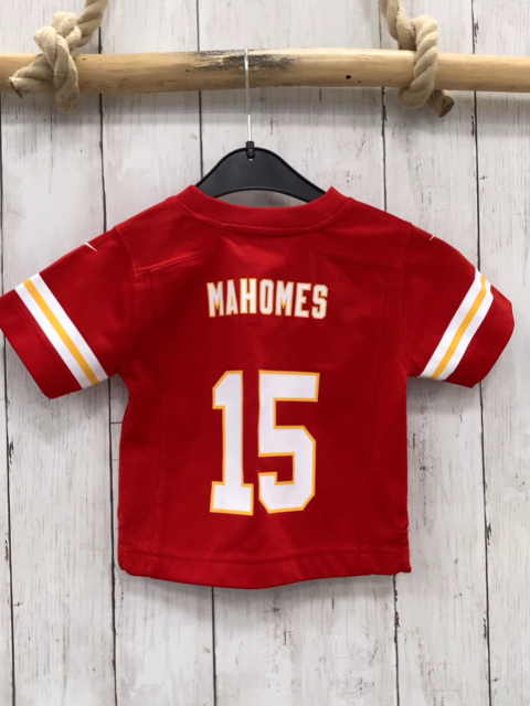 Nike  Sportshirt  Gr. 80  rot + weiß gelbe Streifen NFL