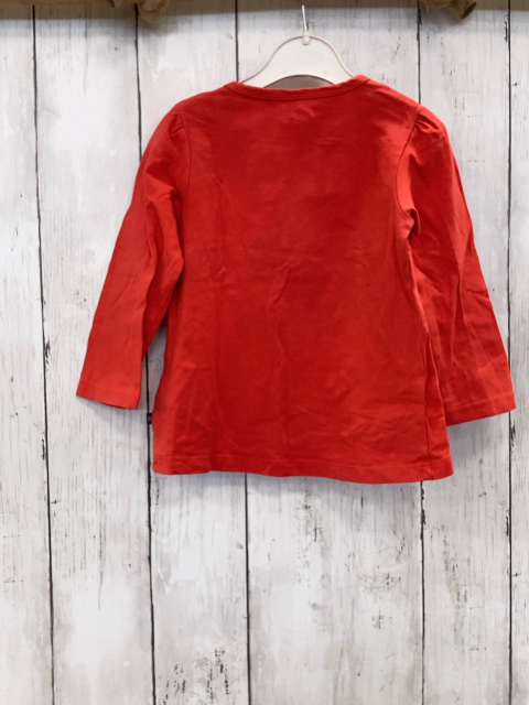Staccato  Langarmshirt  Gr. 80  rot Lama Blumen + Lichterktte 