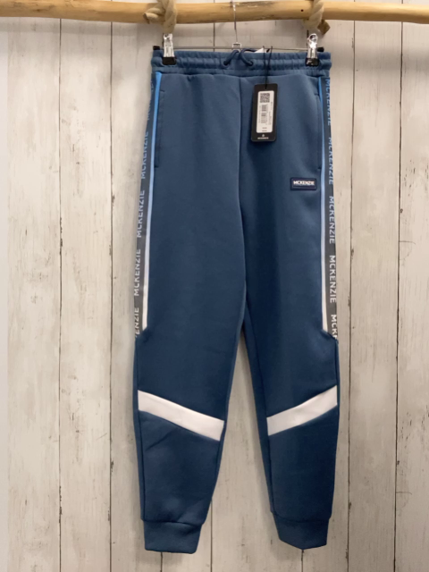 neu McKenzie  Jogginghose  Gr. 140/146  eisblau grauer Seitenstreifen mit Schrift NP 25 € 