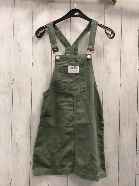 H&M  Trägerrock Gr. 140  kiwi