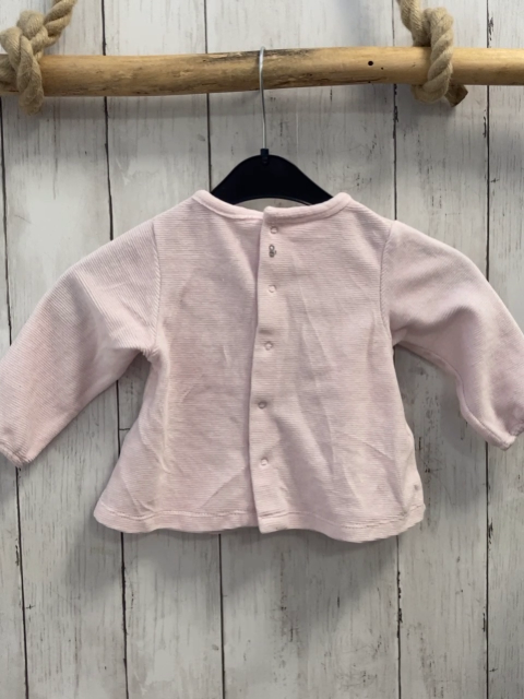 obaibi  Pullover  Gr. 74  rosa nicky grauer Tierkopf 