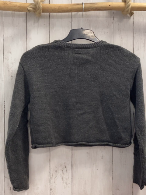 Zara  Pullover  Gr. 146  grau Strick Sterne 