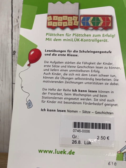 Lükheft  Ich kann lesen Geschichten 