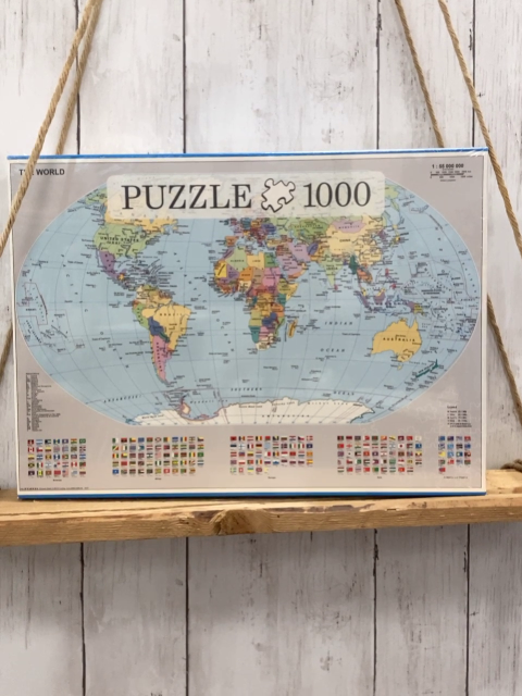 neu  Puzzle  1000  Weltkarte 