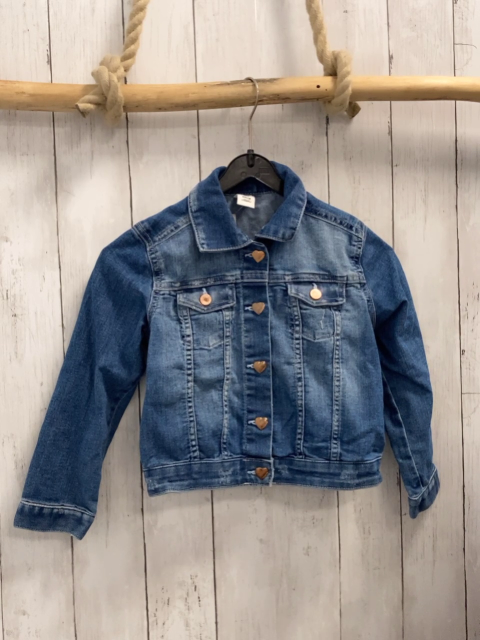 H&M  Jeansjacke  Gr. 116  blau