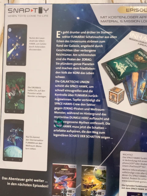 neu  Spiel Space Hawk Der Schatz der Schatten 