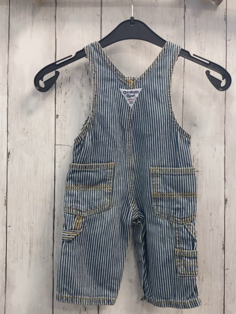Oshkosh  Latzhose  Gr. 68  blau weiße Streifen mais Nähte 