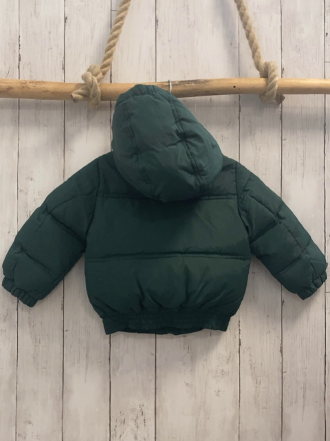 Benetton  Winterjacke  Gr. 80  grün Kapuze 