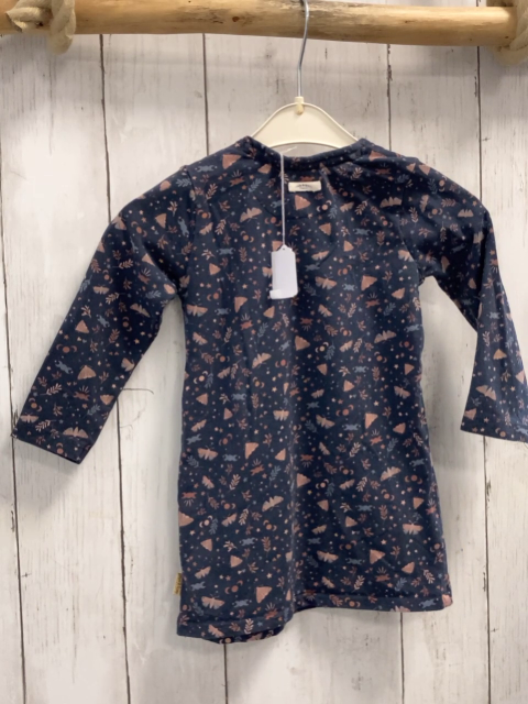 Noppies  Kleid  Gr. 80  blau bunte Schmetterlinge + Blätter 