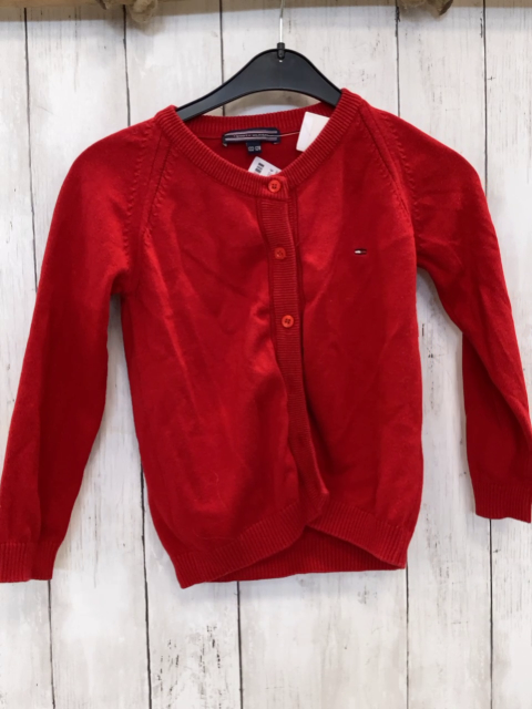 Tommy Hilfger  Strickjacke  Gr. 122/128  rot 