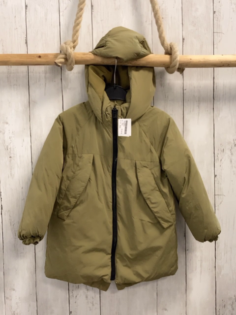 Zara  Winterjacke  Gr. 104  senf warm gefüttert schwarzer Reißverschluss 