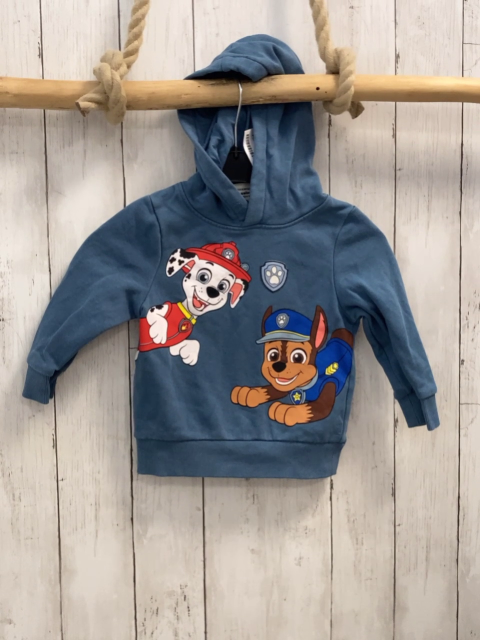 Paw Patrol  Pullover  Gr. 92  blau Kapuze Paw Patrol Hunde 