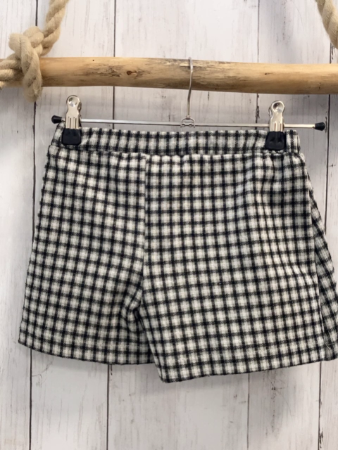 zara Rock Gr. 110  grau schwarz kariert