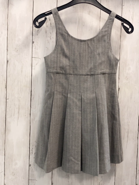 zara Kleid Gr. 116  grau Streifen