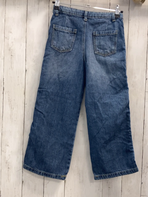  Hose Gr. 122  blau Jeans Bund verstellbar weites Bein